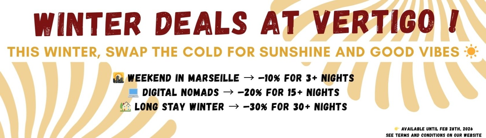 Winter deals at Vertigo